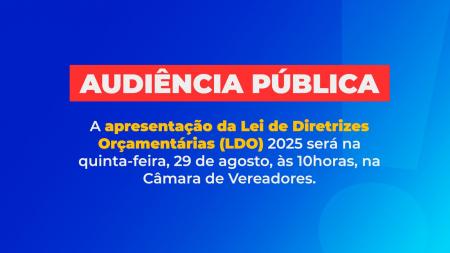 Aviso audiência pública