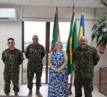 Junta Militar recebe oficiais do Posto de Recrutamento e Mobilização (PRM)